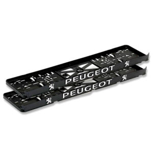 3D Kennzeichenhalter für PEUGEOT