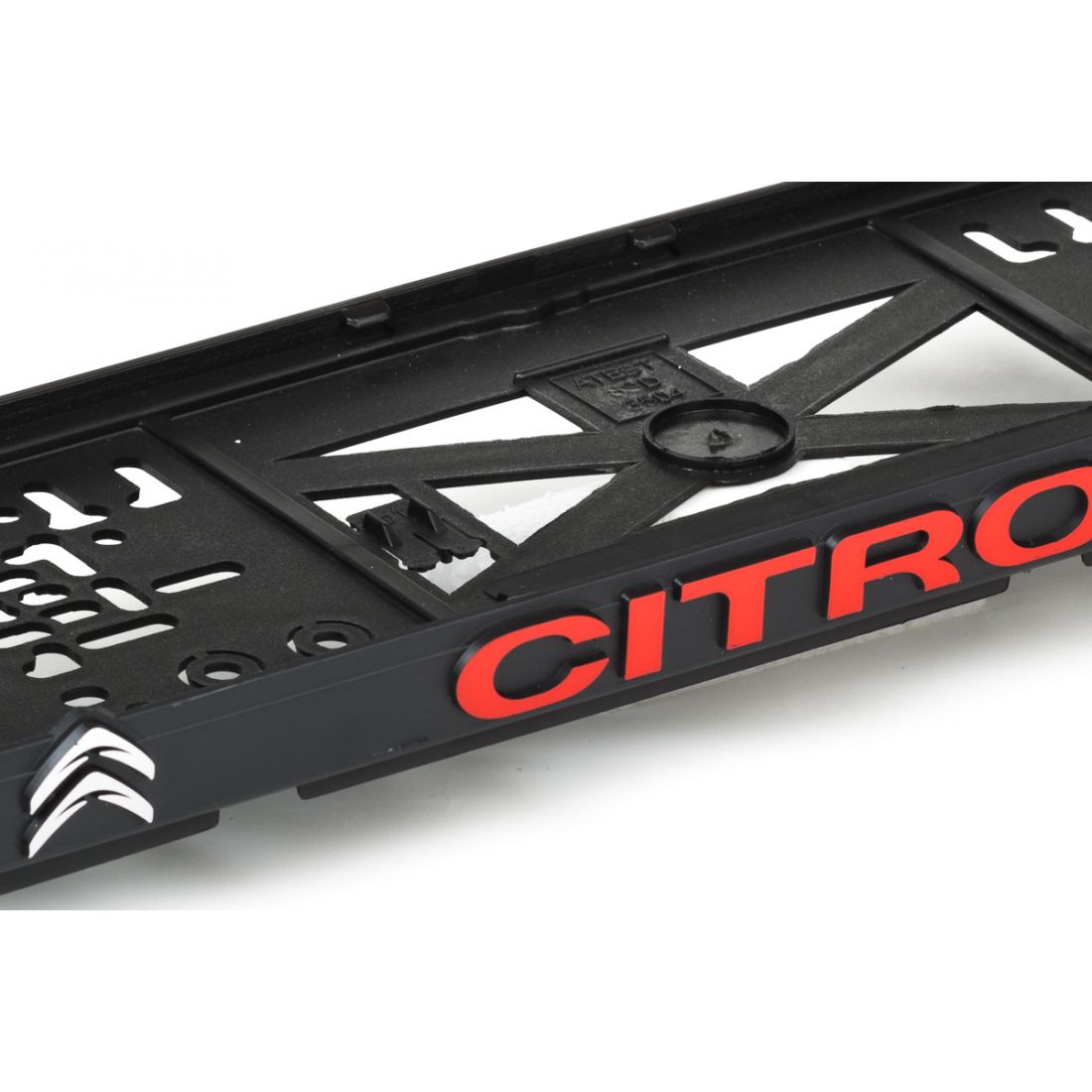 3D Kennzeichenhalter für CITROËN Rot – Bild 2