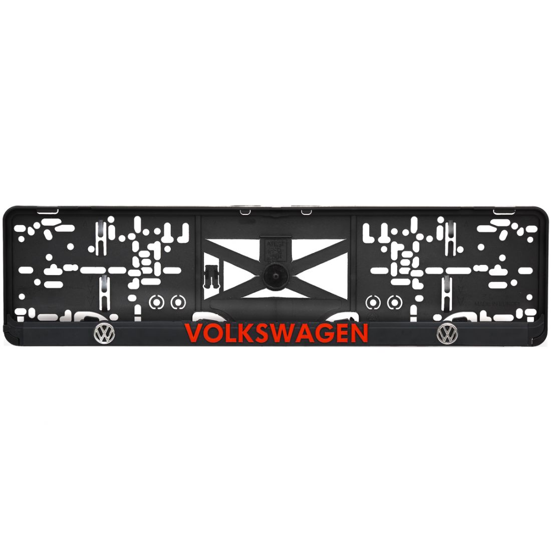 3D Kennzeichenhalter für VOLKSWAGEN Rot – Bild 3