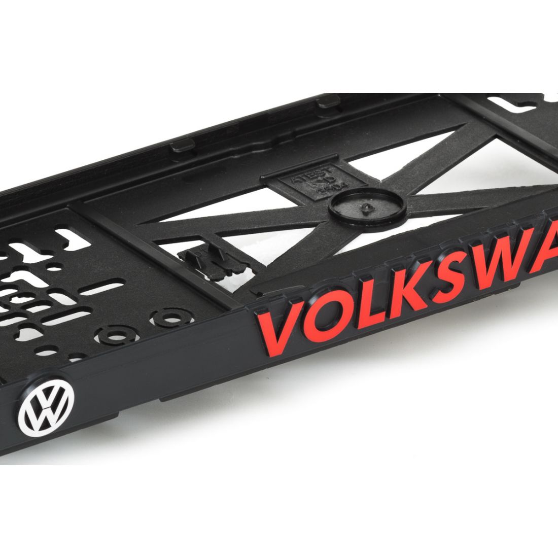 3D Kennzeichenhalter für VOLKSWAGEN Rot – Bild 2